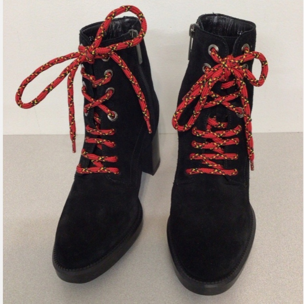 AQUATALIA BLACK SUEDE PLATFORM ANKLE BOOTS SIZE 6.5M Excellent condition - Picture 4 of 10